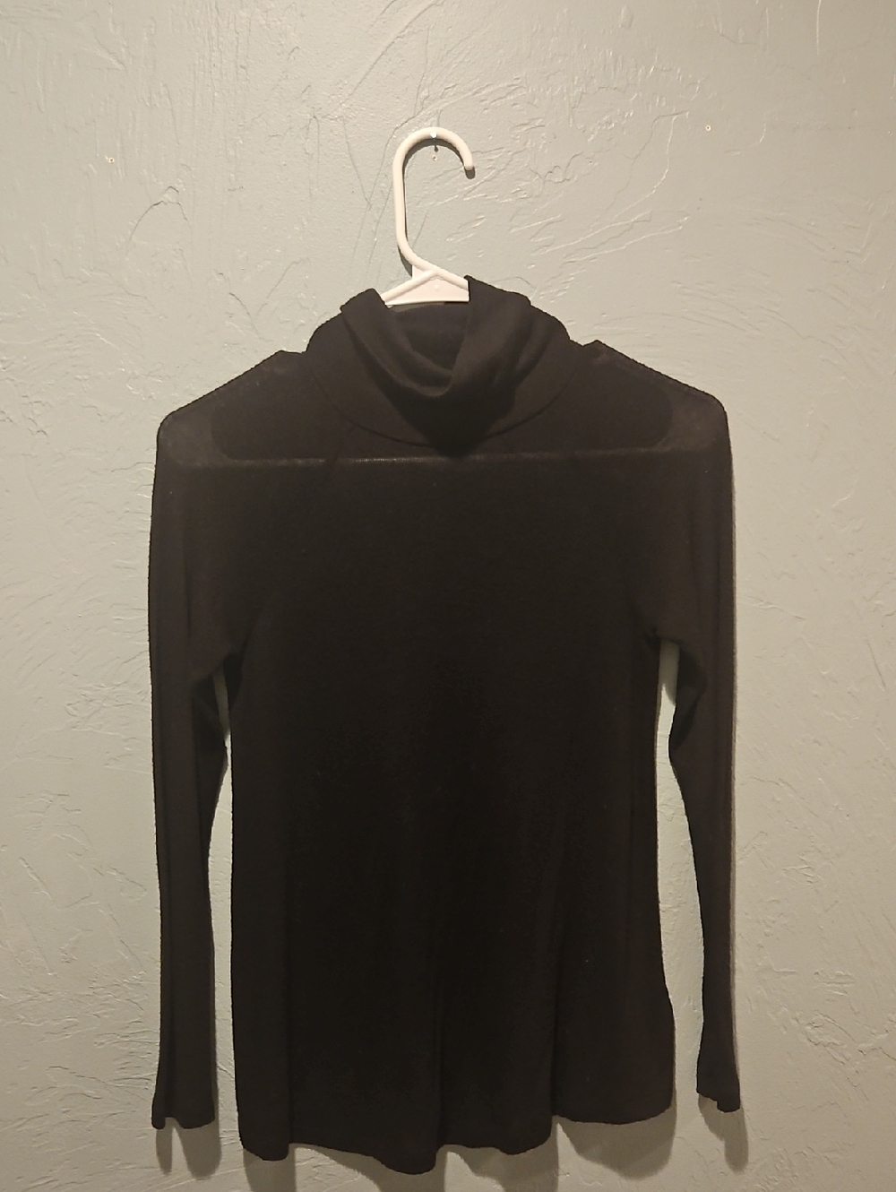Copper Key Black Turtleneck Sweater - Lightweight Long Sleeve